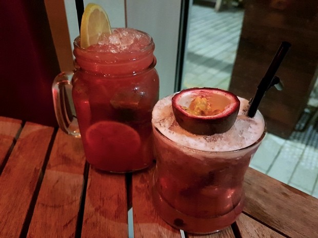Virgin Strawberry Mojito and an Elderflower Mocktail